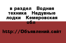  в раздел : Водная техника » Надувные лодки . Кемеровская обл.